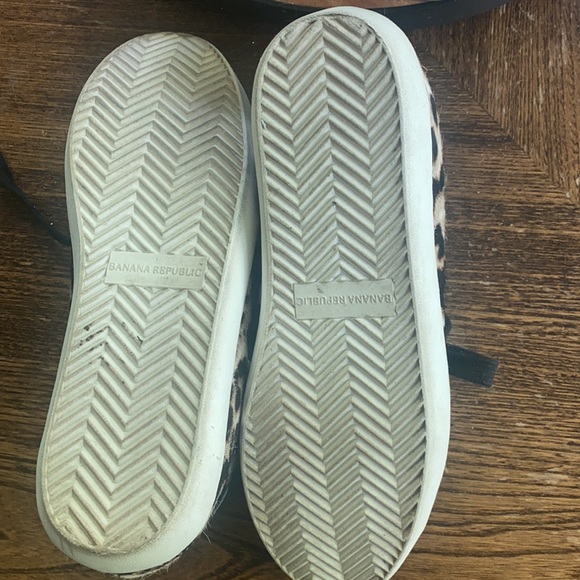 Gently used Banana Republic animal print tennis shoes - Picture 5 of 7